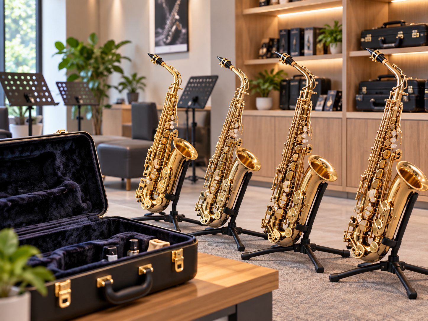 Alto Saxophones available for musical instrument rental