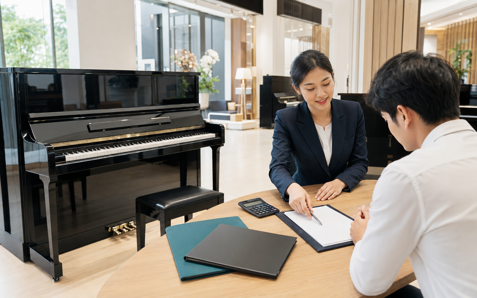 Comparing piano models before changing from rental to purchase