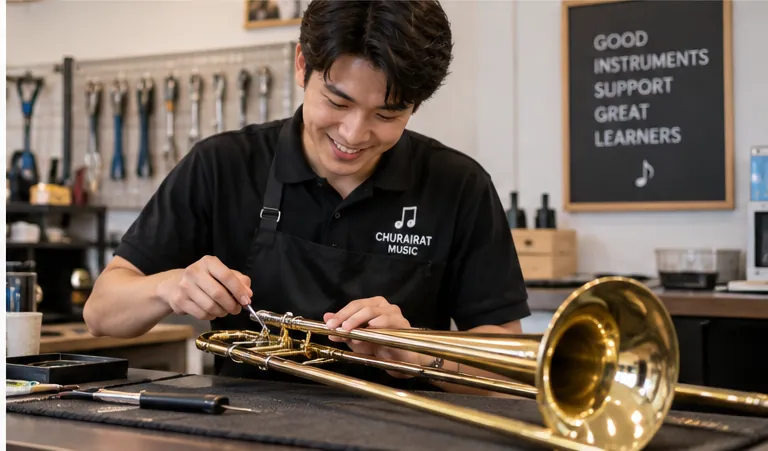 selection of rental musical instruments for students and bands