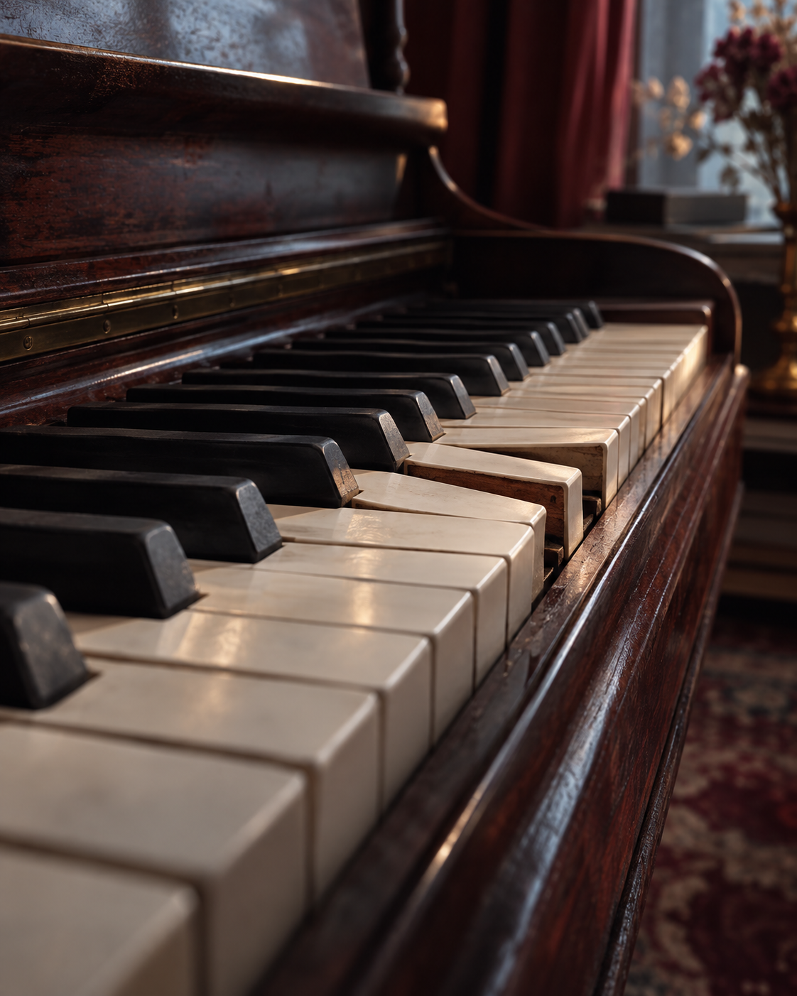 piano keys with no sound, low volume, or uneven volume