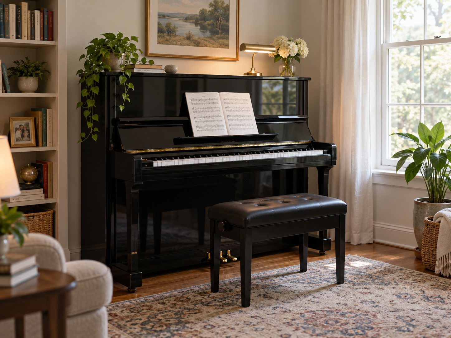 acoustic upright piano for home practice