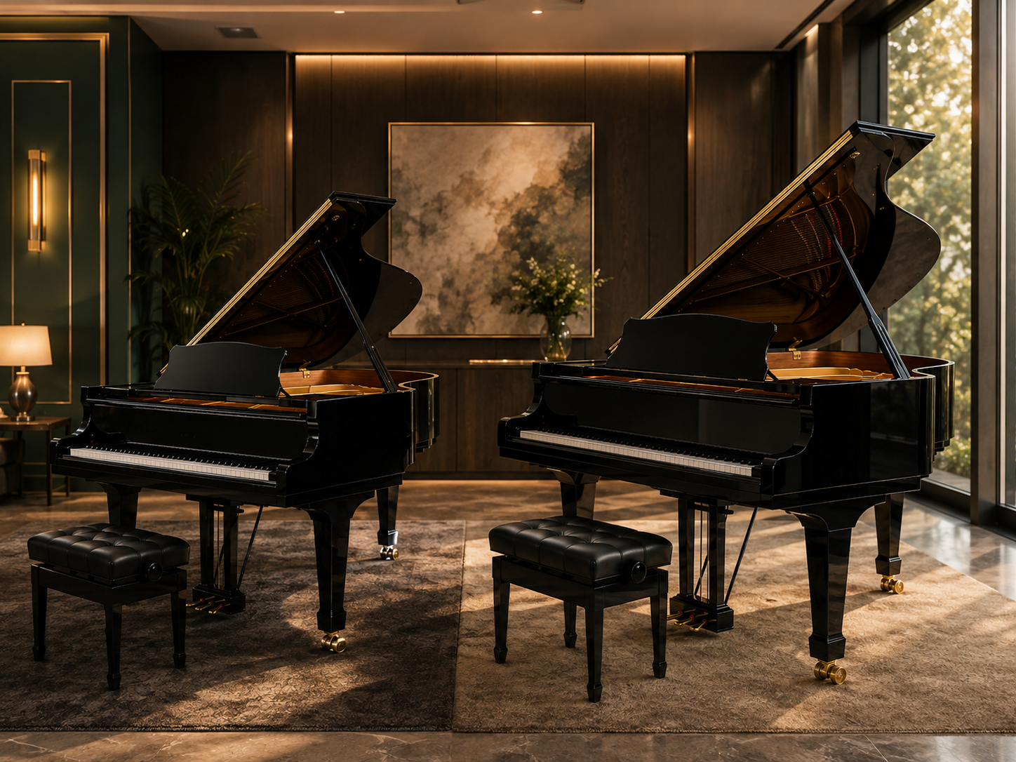 comparison between a new Grand Piano and a reconditioned Yamaha Grand Piano