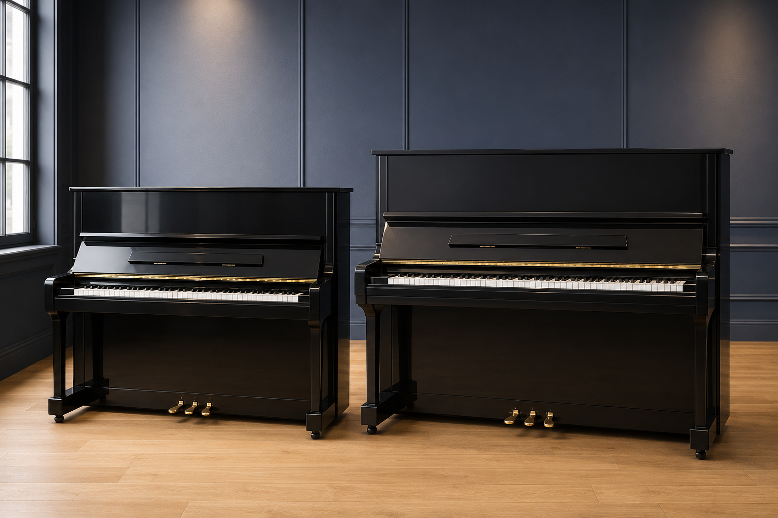 Comparison of used Yamaha U1 and Yamaha U3 upright pianos