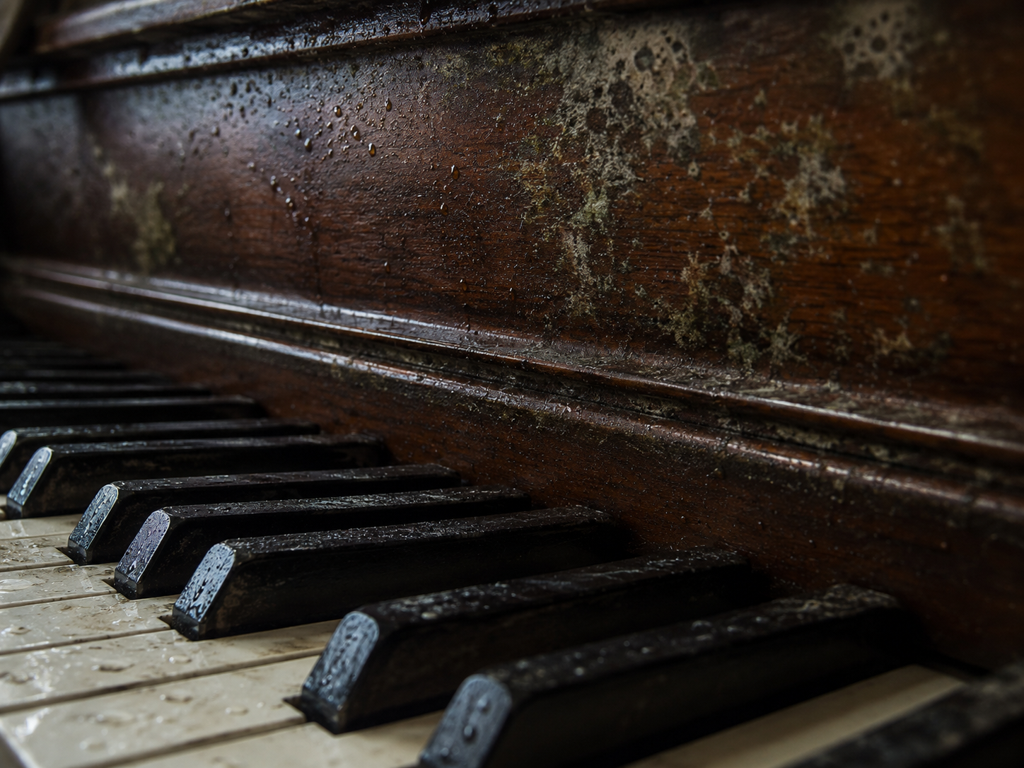 piano in a room where humidity mold and heat need to be controlled