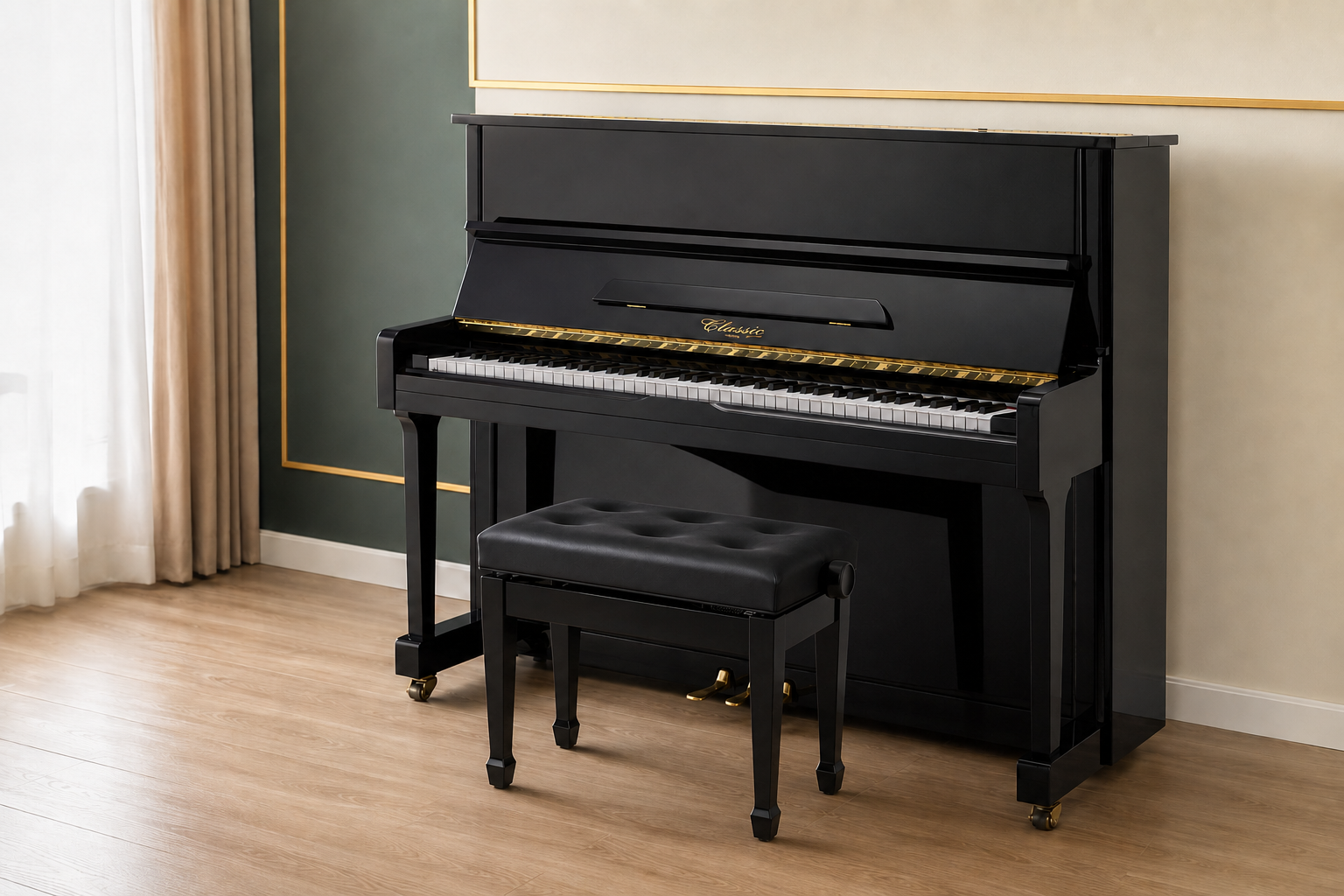 New CLASSIC MX-119 upright piano for home practice